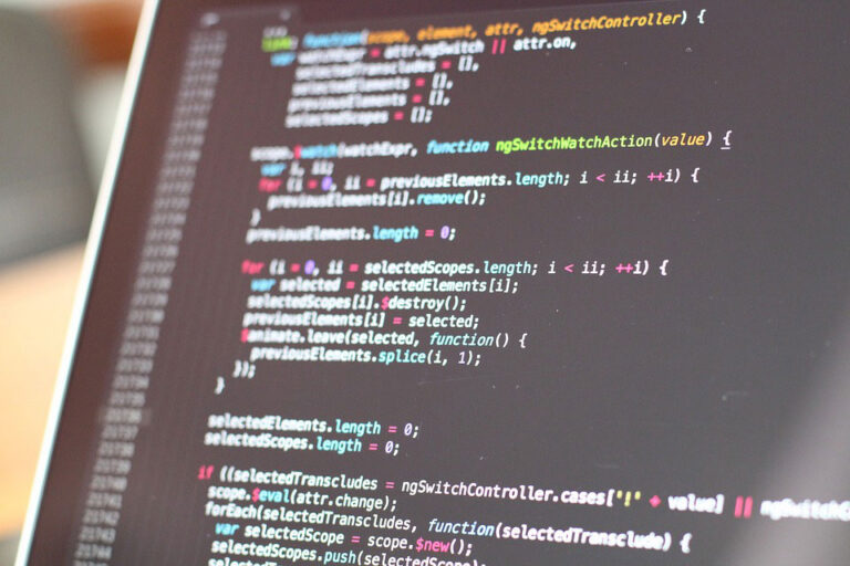html code on screen