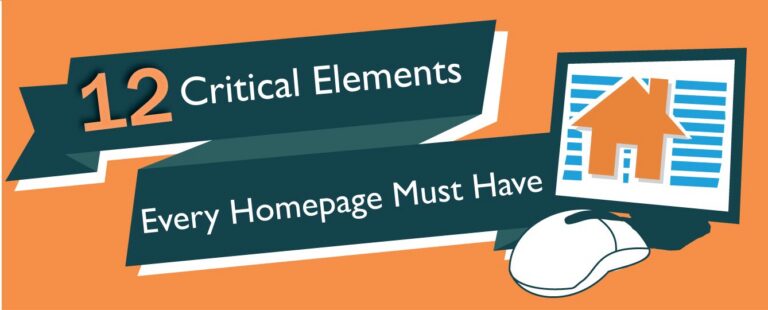 critical homepage elements